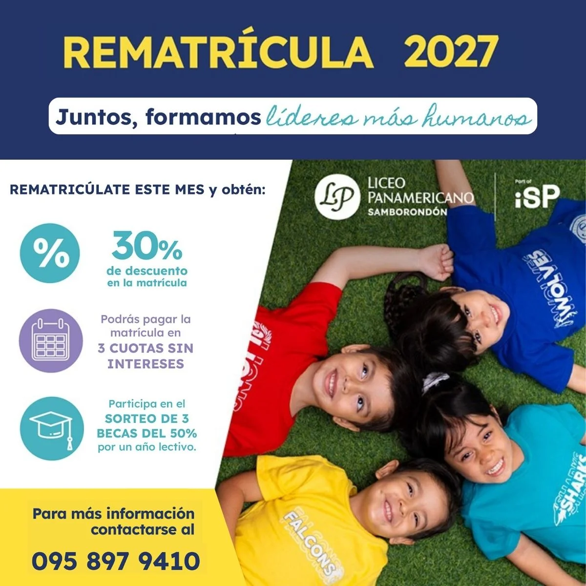 Rematrícula Anticipada 2027 - Obtén Increíbles Beneficios